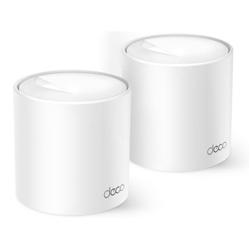 TP-LINK Deco X1500 v1 Access Point Wi‑Fi 6 Dual Band (2.4 & 5GHz) σε Διπλό Kit Λευκό