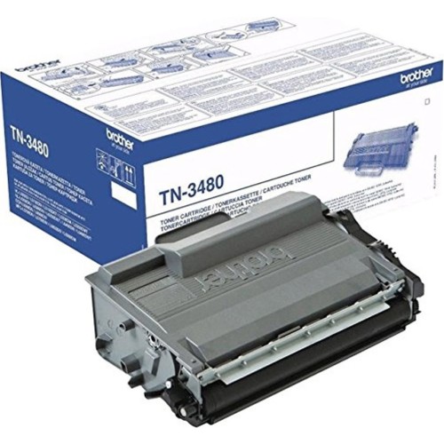 Brother TN-3480 Γνήσιο Toner Laser Εκτυπωτή Μαύρο High Yield 8000 Σελίδων TN-3480