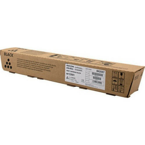 Ricoh MP-C3501 Γνήσιο Toner Laser Εκτυπωτή Μαύρο 22500 Σελίδων 842047