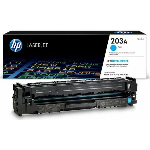 HP 203A Γνήσιο Toner Laser Εκτυπωτή Κυανό 1300 Σελίδων (CF541A)