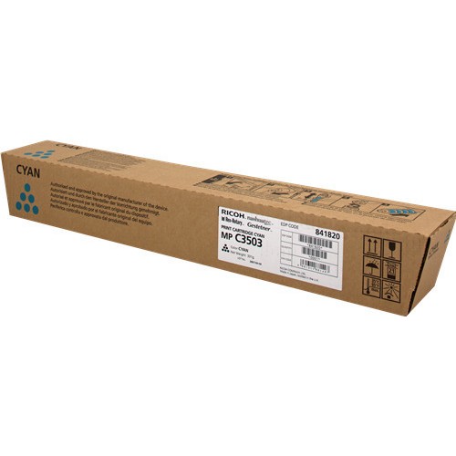Ricoh 841820 Γνήσιο Toner Laser Εκτυπωτή Κυανό 18000 Σελίδων 841820
