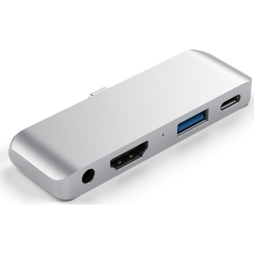 Satechi USB-C Docking Station με HDMI 4K PD Ασημί (ST-TCMPHS)
