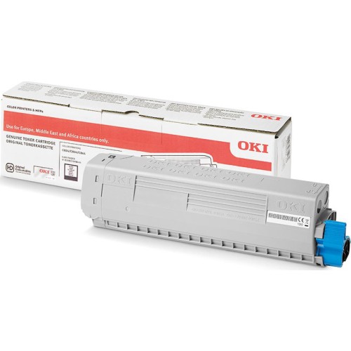 OKI 46861308 Γνήσιο Toner Laser Εκτυπωτή Μαύρο High Capacity 10000 Σελίδων 46861308