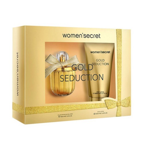 Women'secret Gold Seduction Γυναικείο Σετ με Body Lotion 2τμχ