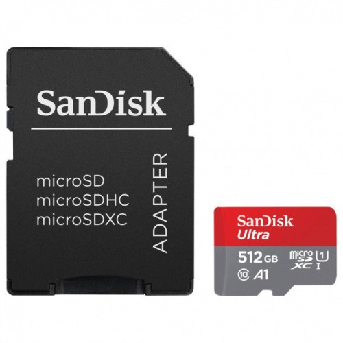 Sandisk Ultra microSDXC 512GB U1 A1 UHS-I 140MB/s
