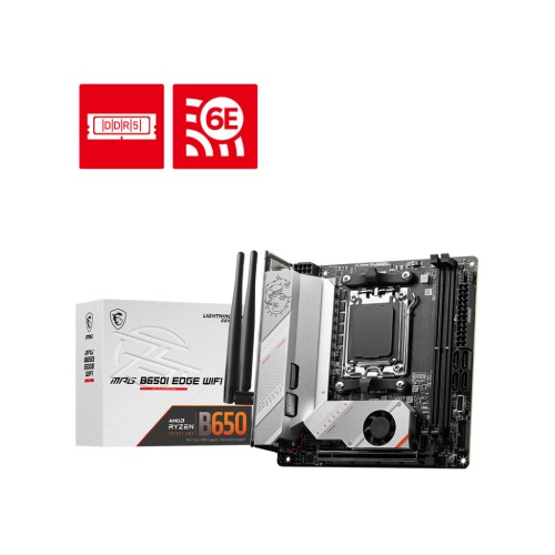MSI MPG B650I EDGE WIFI Motherboard Mini ITX με AMD AM5 Socket 7D73-001R