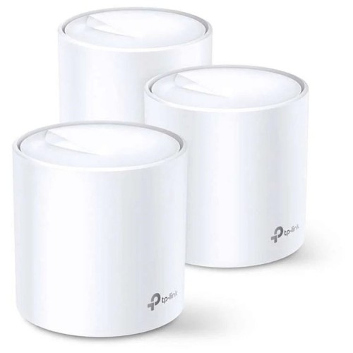 TP-LINK Deco X60 v3.20 WiFi Mesh Network Access Point Wi‑Fi 6 Dual Band (2.4 & 5GHz) σε Τριπλό Kit