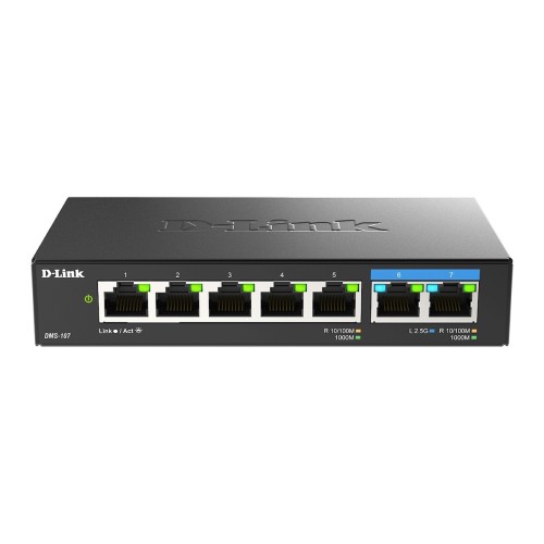 D-Link DMS-107 Unmanaged L2 Switch με 7 Θύρες Ethernet