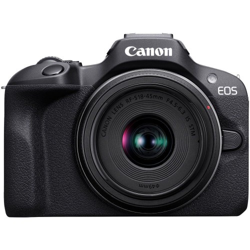 Canon EOS R100 Mirrorless Φωτογραφική Μηχανή Kit (RF-S 18-45mm f/4.5-6.3 IS STM) Μαύρη