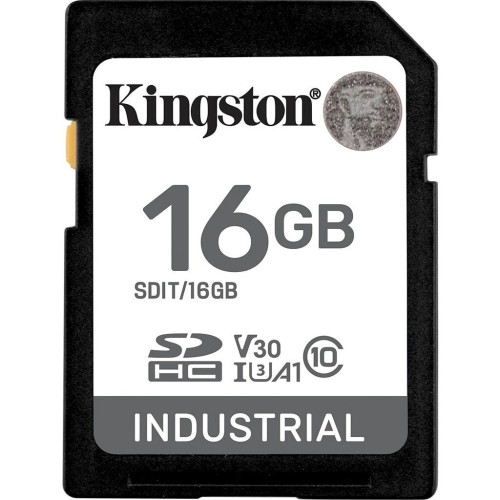 Kingston Industrial SDHC 16GB U1 V10 A1 UHS-I 100MB/s