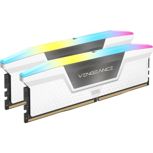 Corsair Vengeance RGB DDR5 32GB RAM με 2x16GB Modules και Ταχύτητα 6400 για Desktop CMH32GX5M2B6400C36W