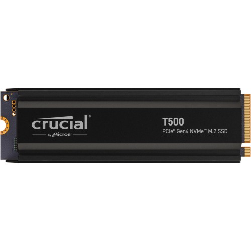 Crucial T500 SSD 1TB τύπου M.2 με σύνδεση PCI Express 4.0 και Ψύκτρα (PS5 Compatible) CT1000T500SSD5