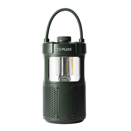 Pure Woodland Glow Ηχείο Bluetooth 20W με Διάρκεια Μπαταρίας έως 14 ώρες Μαύρο