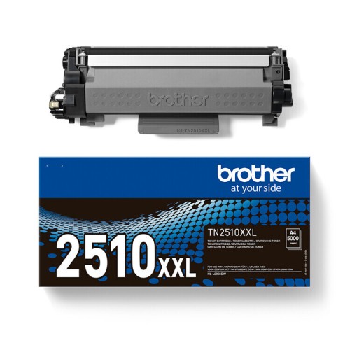 Brother TN-2510XXL Γνήσιο Toner Laser Εκτυπωτή Μαύρο 5000 Σελίδων
