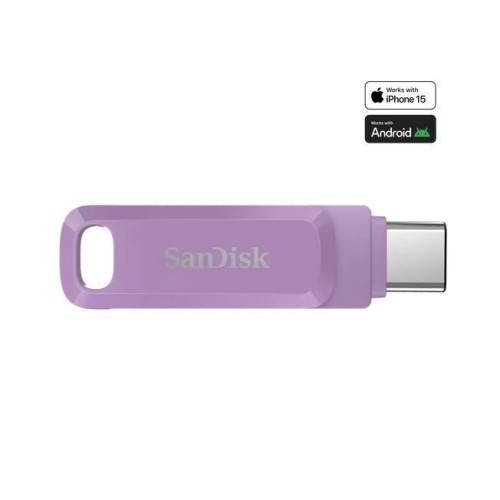 Sandisk Ultra Dual Drive Go 128GB USB 3.2 Stick με σύνδεση USB-C & USB-A Μωβ