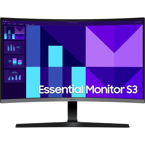 Samsung Essential Monitor S3 S39GD VA Curved Monitor 27" FHD 1920x1080 με Χρόνο Απόκρισης 4ms GTG Ασημί
