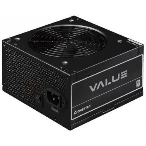 Chieftec Value Series 600W Μαύρο Τροφοδοτικό Υπολογιστή Full Wired 80 Plus Standard