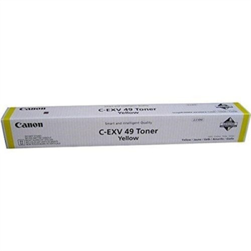 Canon C-EXV49 Γνήσιο Toner Laser Εκτυπωτή Κίτρινο 19000 Σελίδων (8527B002)