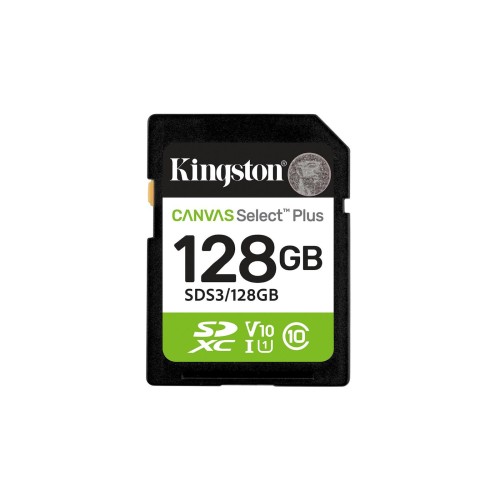 Kingston Canvas Select Plus SDXC 128GB U1 V10 UHS-I 150MB/s