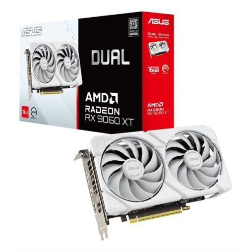 Asus Radeon RX 9060 XT 16GB GDDR6 Dual White Κάρτα Γραφικών 90YV0LG3-M0NA00