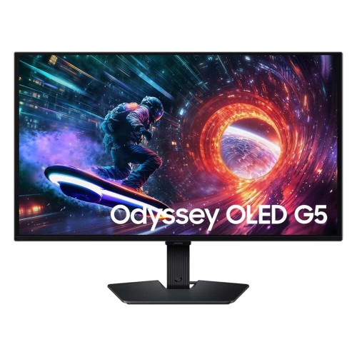 Samsung Odyssey G5 G50SF OLED HDR Gaming Monitor 27" QHD 2560x1440 180Hz με Χρόνο Απόκρισης 0.03ms GTG Ασημί