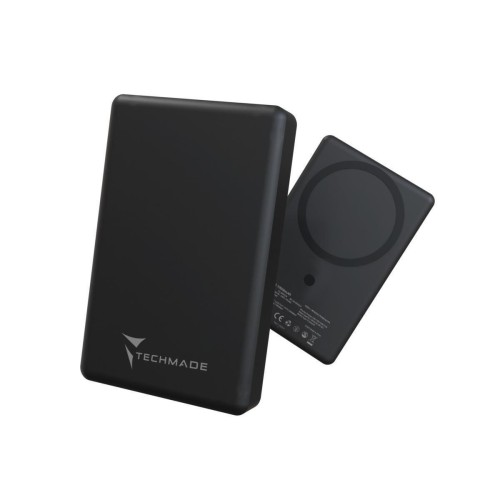 Techmade Power Bank 10000mAh 22.5W με 2 Θύρες USB-A Μαύρο