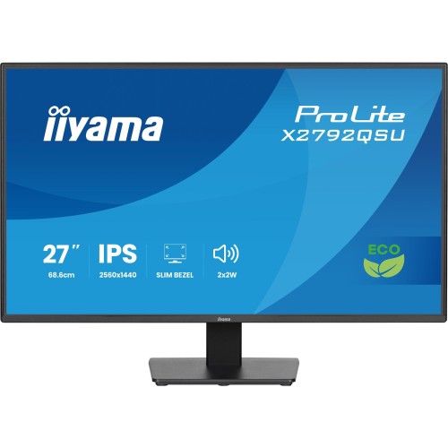 Iiyama ProLite X2792QSU-B1 IPS Monitor 27" QHD 2560x1440 με Χρόνο Απόκρισης 3ms GTG