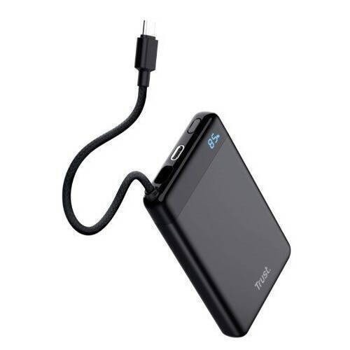 Trust Power Bank 10000mAh 20W με Θύρα USB-C Μαύρο