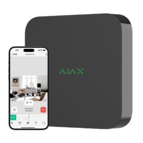 Ajax Systems 127051 Καταγραφικό NVR 8 Καναλιών με Ανάλυση 4K