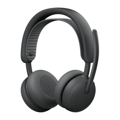 Logitech Zone 2 ES Ασύρματα On Ear Multimedia Ακουστικά με μικρόφωνο και σύνδεση Bluetooth / USB-C σε Γκρι χρώμα