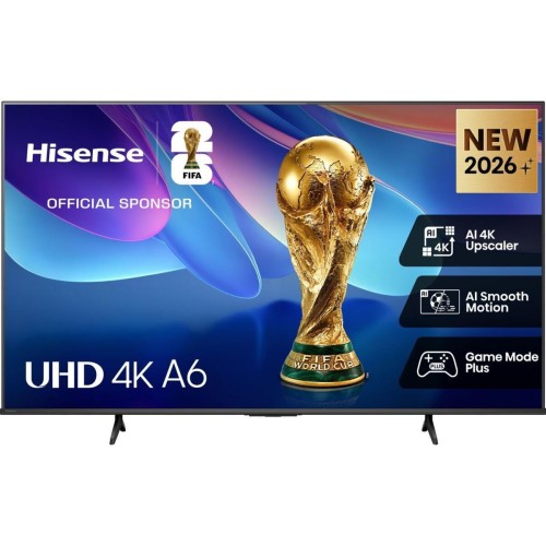 Hisense Smart Τηλεόραση 43" 4K UHD LED A6S HDR (2026) 43A6S