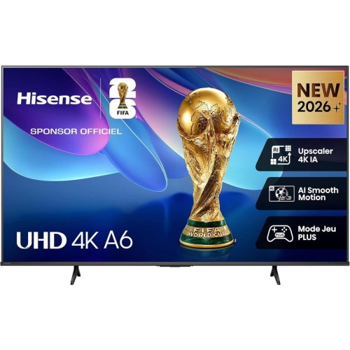 Hisense Smart Τηλεόραση 58" 4K UHD LED A6S HDR (2026) 58A6S