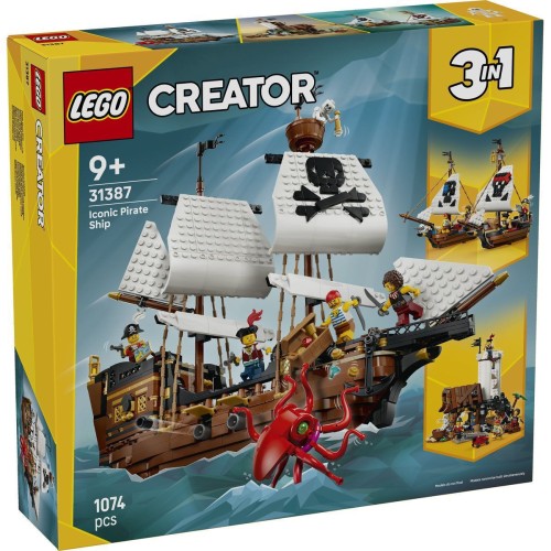 LEGO Creator Pirate Ship για 9+ Ετών 1074τμχ 31387