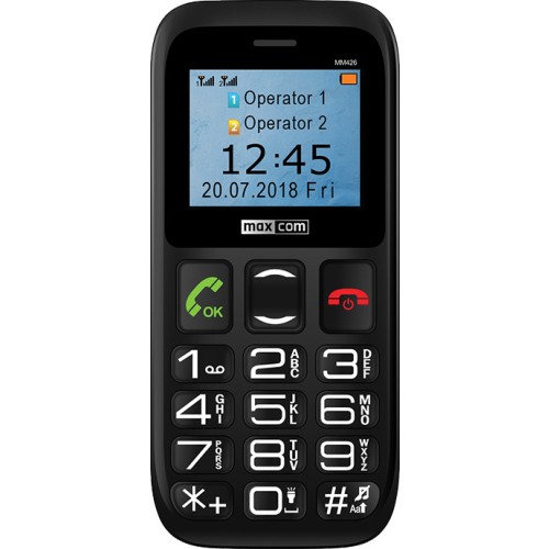 SUNSHINE SS-057 TPU hydrogel Τζαμάκι Προστασίας για MaxCom Comfort MM426 Dual SIM Κινητό με Μεγάλα Κουμπιά (Ελληνικό Μενού) Μαύρο