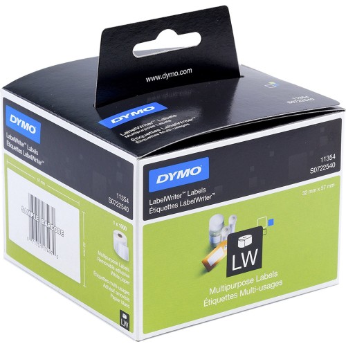 Dymo 11354 Ταινία Ετικετογράφου σε Λευκό Χρώμα