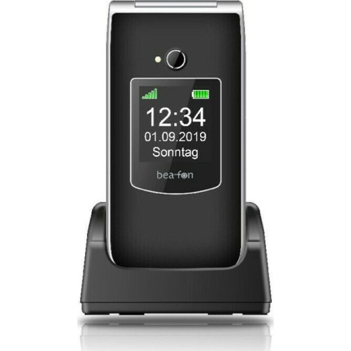 SUNSHINE SS-057 TPU hydrogel Τζαμάκι Προστασίας για Bea-fon SL595 Single SIM Κινητό με Κουμπιά Black Silver