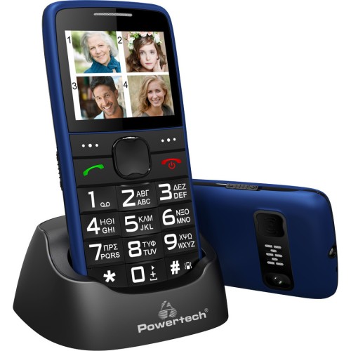 SUNSHINE SS-057 TPU hydrogel Τζαμάκι Προστασίας για Powertech Sentry Eco Dual SIM Κινητό με Μεγάλα Κουμπιά Μπλε