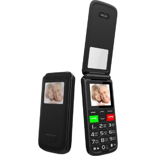 SUNSHINE SS-057 TPU hydrogel Τζαμάκι Προστασίας για Powertech Sentry Flip Dual SIM Κινητό με Μεγάλα Κουμπιά Μαύρο