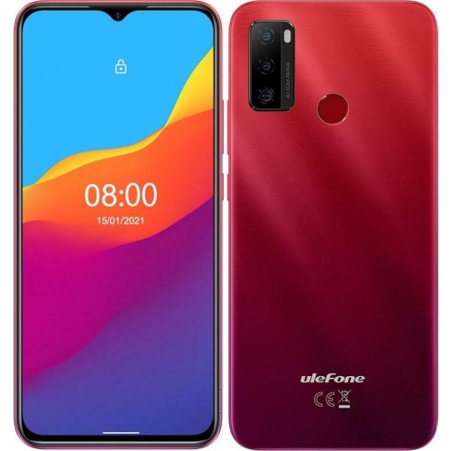 SUNSHINE SS-057R Frosted Hydrogel Τζαμάκι Προστασίας για Ulefone Note 10 Dual SIM (2GB/32GB) Κόκκινο
