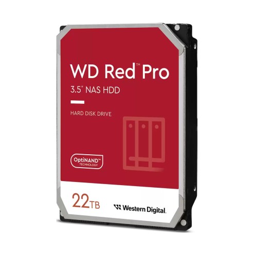 Western Digital Red Pro 22TB HDD Σκληρός Δίσκος 3.5" SATA III 7200rpm με 512MB Cache για NAS