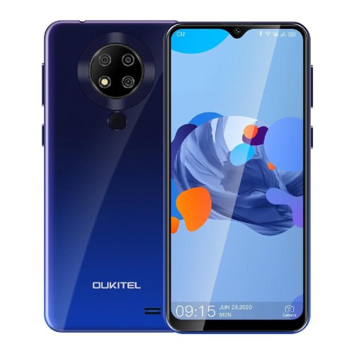 SUNSHINE SS-057R Frosted Hydrogel Τζαμάκι Προστασίας για Oukitel C19 Pro Dual SIM (4GB/64GB) Μπλε