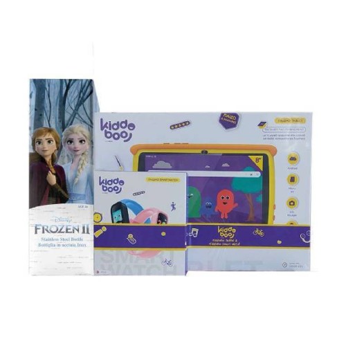 SUNSHINE SS-057A HQ HYDROGEL Τζαμάκι Προστασίας για Egoboo Kiddoboo & Smartwatch & Μπουκάλι Νερού Frozen II 8" Tablet (2GB/32GB) Yellow & Smartwatch Pink