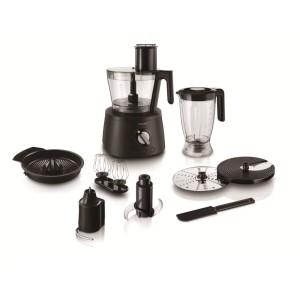 Philips Avance Collection HR7776/90 Πολυμίξερ 1300W με Κάδο 3.4lt και Κανάτα Μπλέντερ Μαύρο
