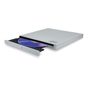 Hitachi-LG Data Storage Εξωτερικός Οδηγός Εγγραφής/Ανάγνωσης CD/DVD για Laptop / Desktop Λευκό GP57EW40.AHLE10B