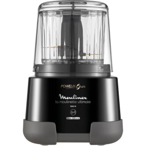 Moulinex La Moulinette Ultimate DP8108 Πολυμίξερ 1000W με Κάδο 550ml και Κανάτα Μπλέντερ Μαύρο