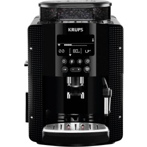 Krups Αυτόματη Μηχανή Espresso 1450W Πίεσης 15bar για Cappuccino με Μύλο Άλεσης Μαύρη EA8150