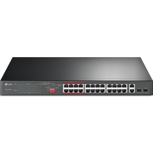 TP-LINK TL-SL1226P v1 Unmanaged L2 PoE+ Switch με 24 Θύρες Ethernet και 2 SFP Θύρες