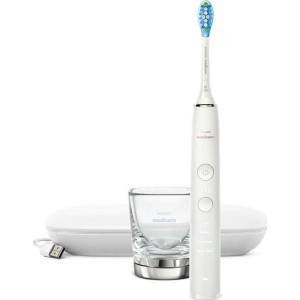 Philips Sonicare DiamondClean 9000 Ηλεκτρική Οδοντόβουρτσα με Χρονομετρητή, Αισθητήρα Πίεσης και Θήκη Ταξιδίου Λευκή