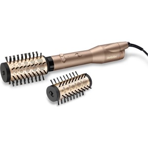 Babyliss Big Hair Dual Κεραμική Ηλεκτρική Βούρτσα με Αέρα & Περιστρεφόμενη Κεφαλή για Ίσιωμα και Μπούκλες 650W 214562
