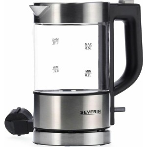 Severin WK 3472 Βραστήρας Ταξιδίου 500ml 1000W Ασημί